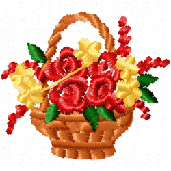 Flowers Embroidery Design 10 Flowers Embroidery Design 10